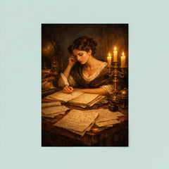 Sophie Germain by candlelit number theory pages poster 8