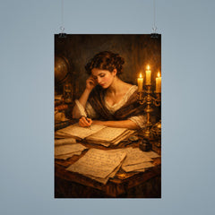 Sophie Germain by candlelit number theory pages poster 9