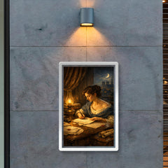 Sophie Germain hidden correspondence by lamplight poster 2