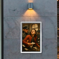 Sophie Scholl leaflet arrest moment poster 2