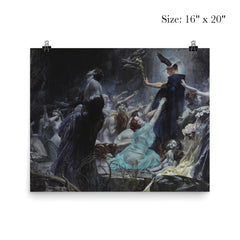 Souls on the Banks of the Acheron by Adolf Hirémy-Hirschl poster 2