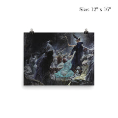 Souls on the Banks of the Acheron by Adolf Hirémy-Hirschl poster 3