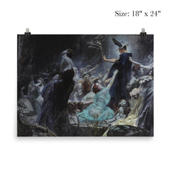Souls on the Banks of the Acheron by Adolf Hirémy-Hirschl poster 5