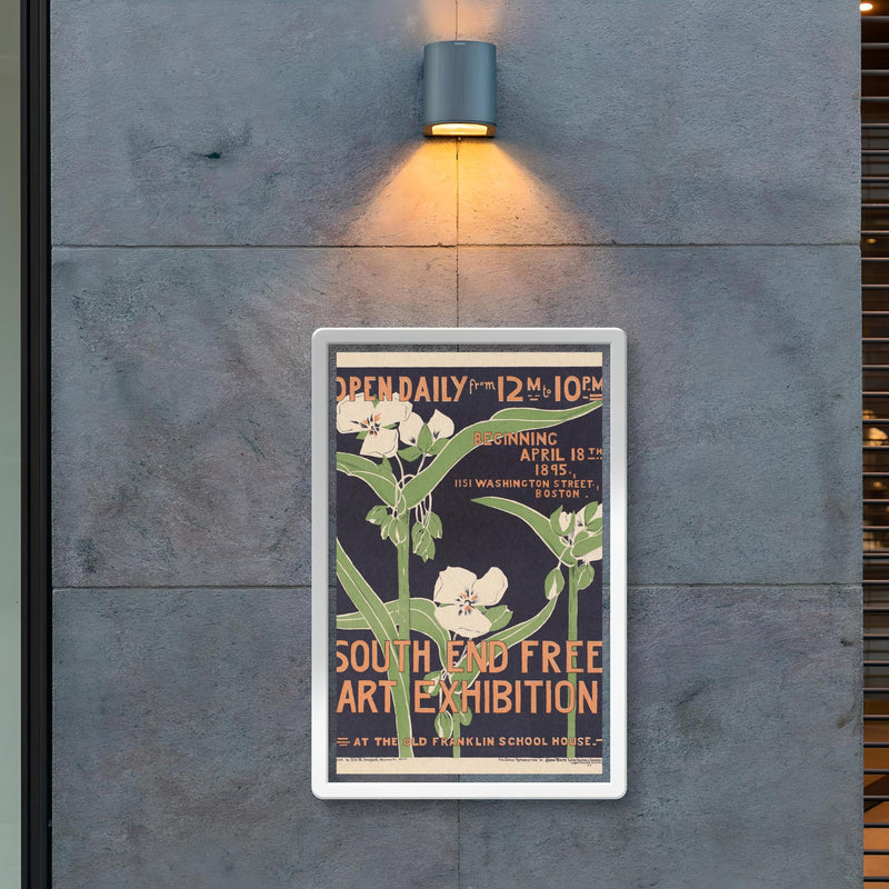 South End Free Art Exhibition - Iconic Vintage Art Nouveau Poster poster 2