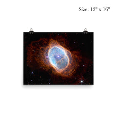 Southern Ring Nebula  JWST 2022 poster 3