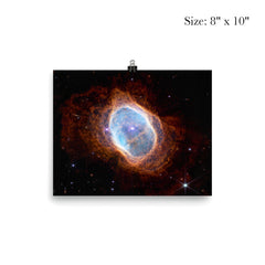 Southern Ring Nebula  JWST 2022 poster 4