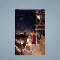 Souvenir de fete a Paris by Jean-Charles Cazin, 1881 poster 9