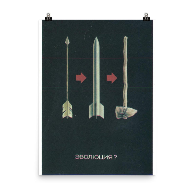 Soviet Anti-Nuke Poster 