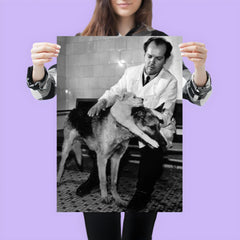 Soviet Scientist Vladimir Demikhov with 2-Headed Dog, 1959 poster 3