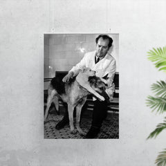 Soviet Scientist Vladimir Demikhov with 2-Headed Dog, 1959 poster 7