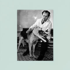 Soviet Scientist Vladimir Demikhov with 2-Headed Dog, 1959 poster 8