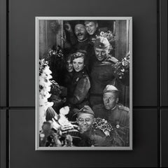 Soviet Soldiers Celebrate Returning Home Alive, 1945 poster 5