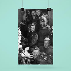 Soviet Soldiers Celebrate Returning Home Alive, 1945 poster 6