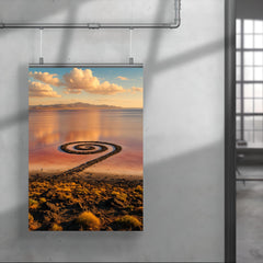 Spiral Jetty Utah USA poster 4