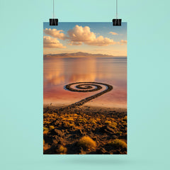 Spiral Jetty Utah USA poster 6