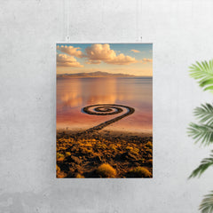 Spiral Jetty Utah USA poster 7