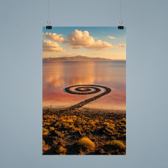 Spiral Jetty Utah USA poster 9