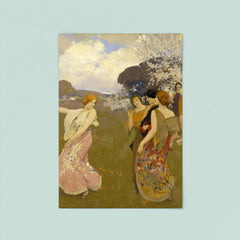 Spring Dance by Arthur F. Mathews, 1917 poster 8