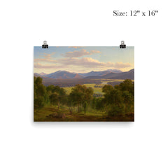 Spring in the Valley of the Mitta Mitta with the Bogong Ranges by Eugene von Guerard, 1863 poster 3