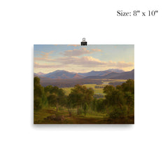 Spring in the Valley of the Mitta Mitta with the Bogong Ranges by Eugene von Guerard, 1863 poster 4