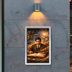 Srinivasa Ramanujan among infinite series poster 2