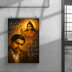 Srinivasa Ramanujan dream of Namagiri equations poster 4