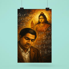 Srinivasa Ramanujan dream of Namagiri equations poster 6