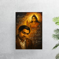 Srinivasa Ramanujan dream of Namagiri equations poster 7