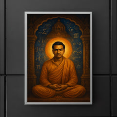 Srinivasa Ramanujan temple mathematics vision poster 5