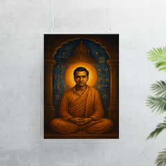 Srinivasa Ramanujan temple mathematics vision poster 7