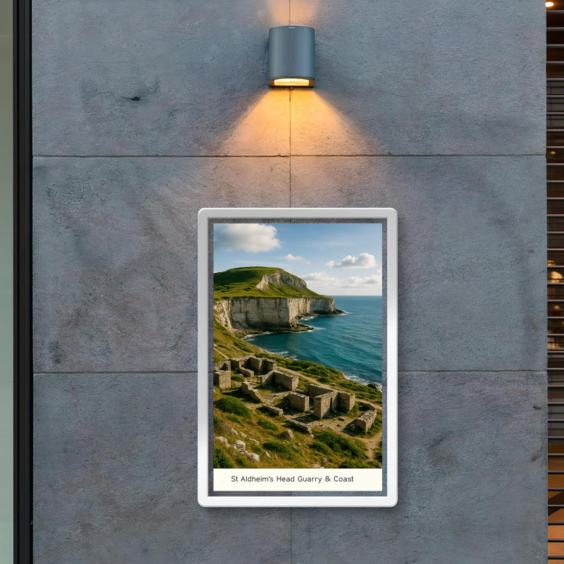 St Aldhelm's Head Quarry and Coast England poster 2
