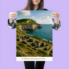 St Aldhelm's Head Quarry and Coast England poster 3