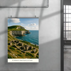 St Aldhelm's Head Quarry and Coast England poster 4