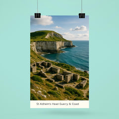 St Aldhelm's Head Quarry and Coast England poster 6