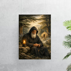 St Charbel in cedar forest silence poster 7