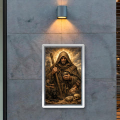 St Drogo patron of the unwanted hooded poster 2