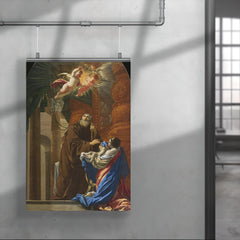 St Francis of Paola Resuscitating a Child by Simon Vouet poster 4
