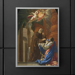 St Francis of Paola Resuscitating a Child by Simon Vouet poster 5