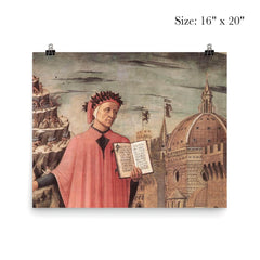 St Francis Preaching to the Birds  Giotto c 1297 poster 2