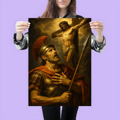St Longinus at the crucifixion revelation poster 3