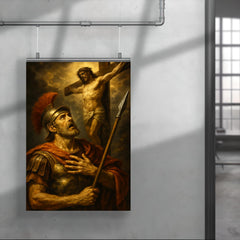 St Longinus at the crucifixion revelation poster 4