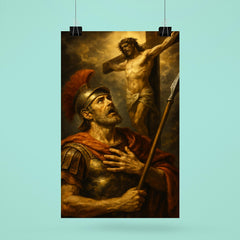 St Longinus at the crucifixion revelation poster 6