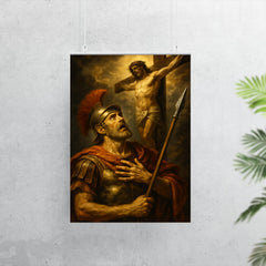 St Longinus at the crucifixion revelation poster 7