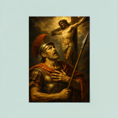 St Longinus at the crucifixion revelation poster 8