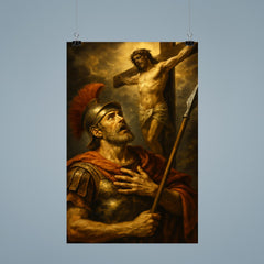 St Longinus at the crucifixion revelation poster 9