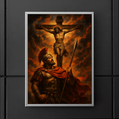 St Longinus beneath the crucifixion sky poster 5