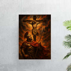 St Longinus beneath the crucifixion sky poster 7