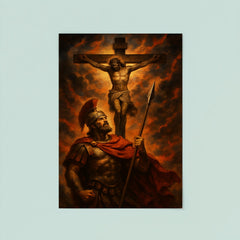 St Longinus beneath the crucifixion sky poster 8