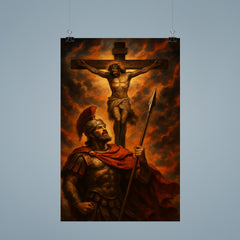 St Longinus beneath the crucifixion sky poster 9