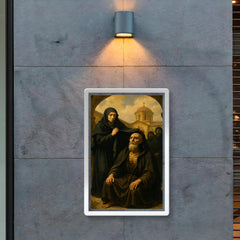 St Marina the Monk revealed in monastery court poster 2